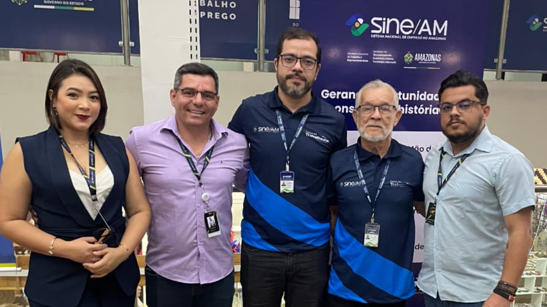 Representantes da PAC, SINTRENORTE e SINE-AM 